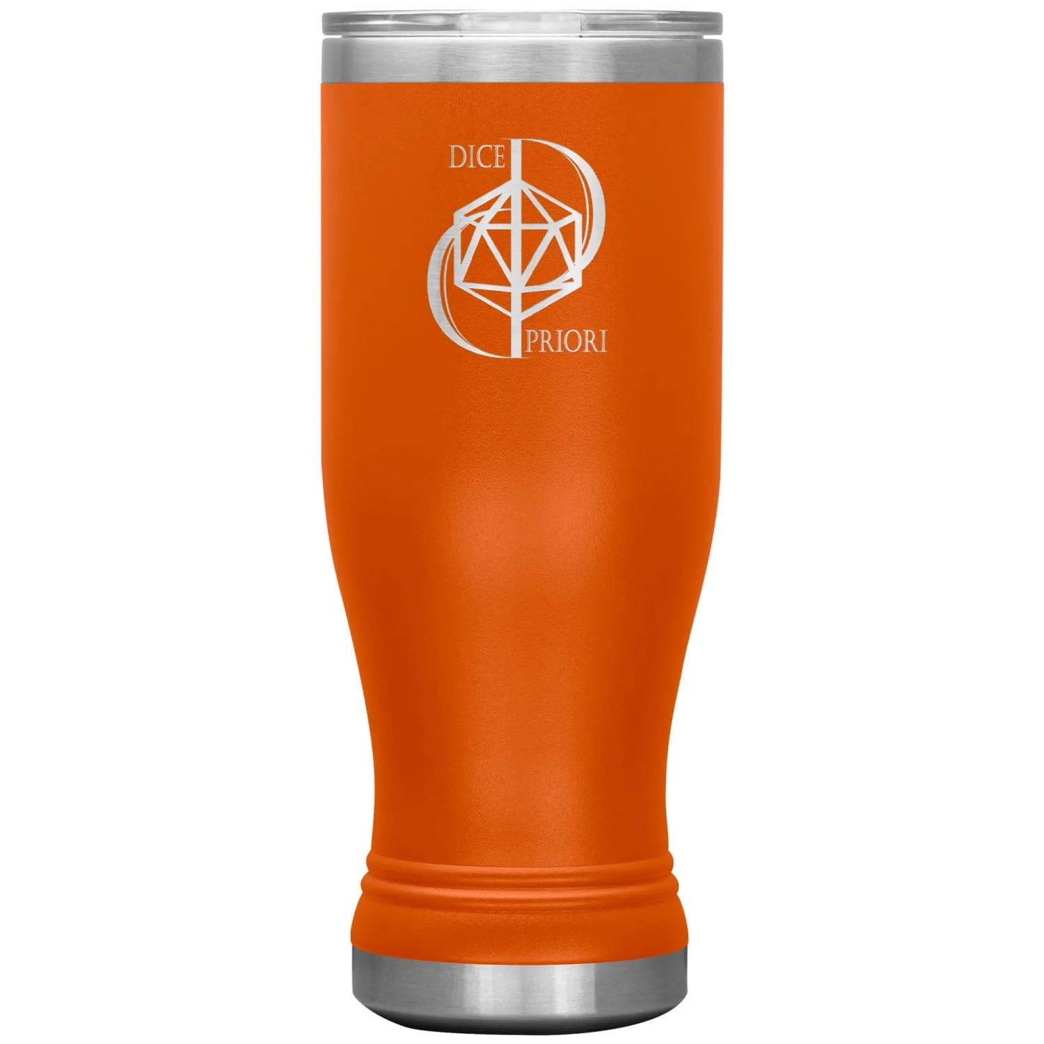 Dice Priori D20 Focus Text Logo 20oz Boho Vacuum Tumbler