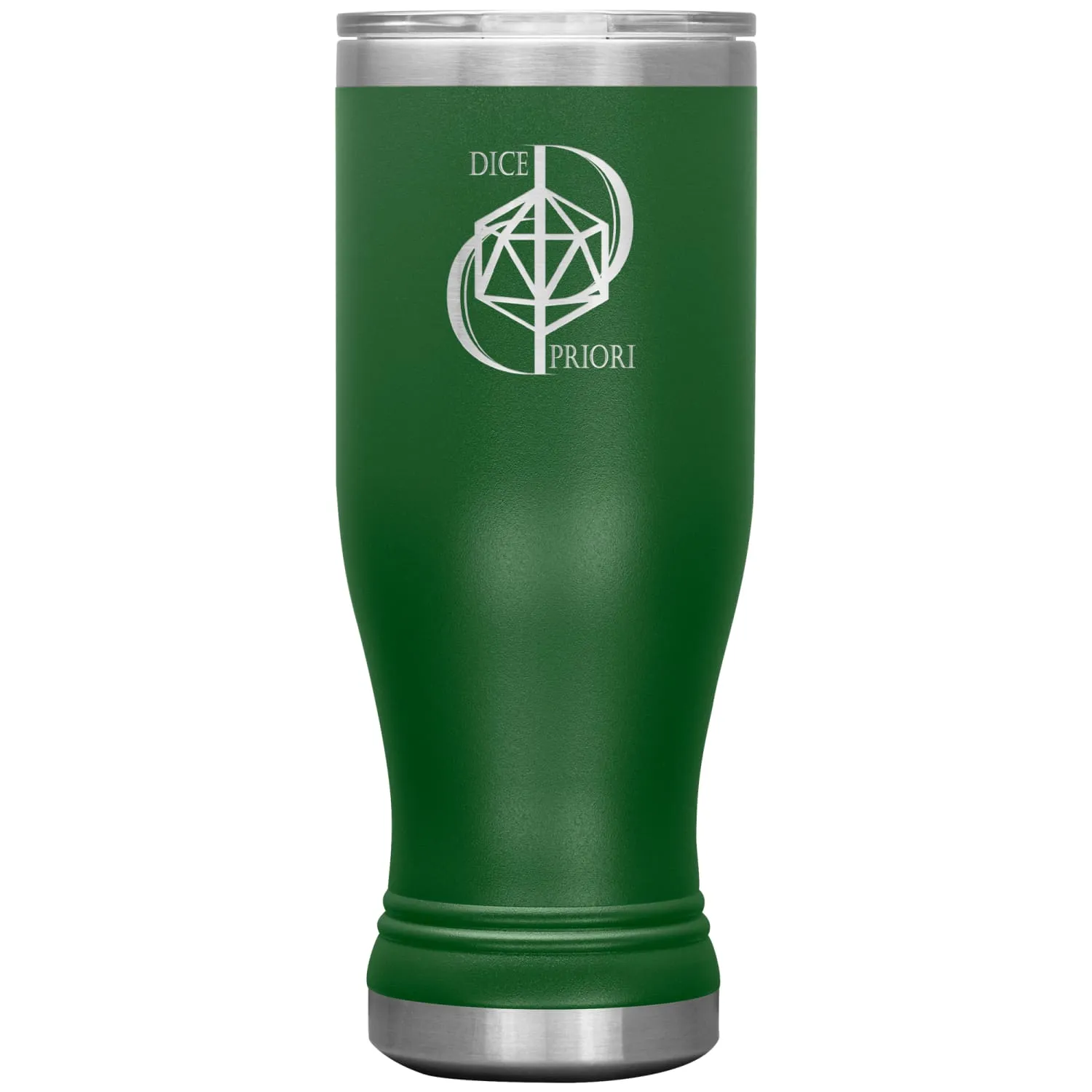 Dice Priori D20 Focus Text Logo 20oz Boho Vacuum Tumbler