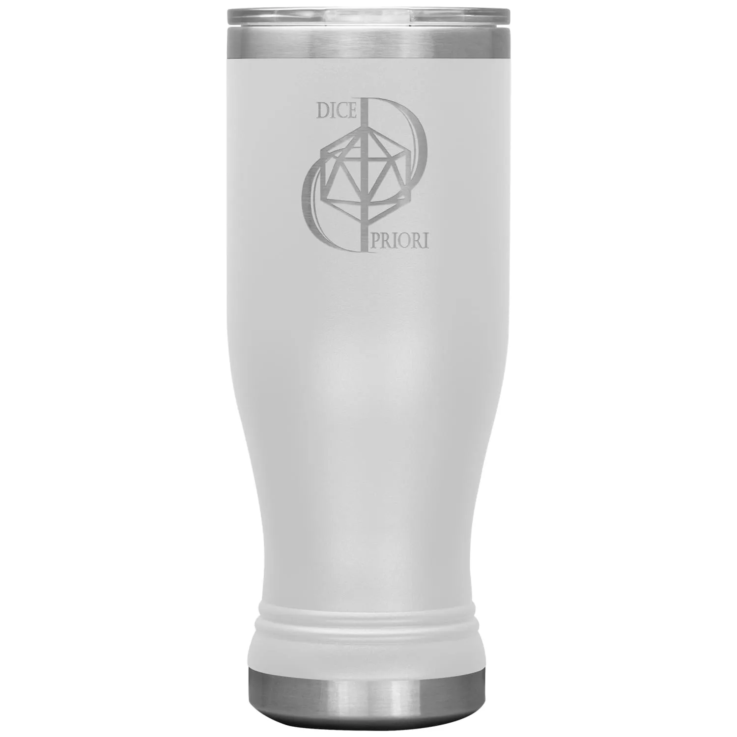 Dice Priori D20 Focus Text Logo 20oz Boho Vacuum Tumbler