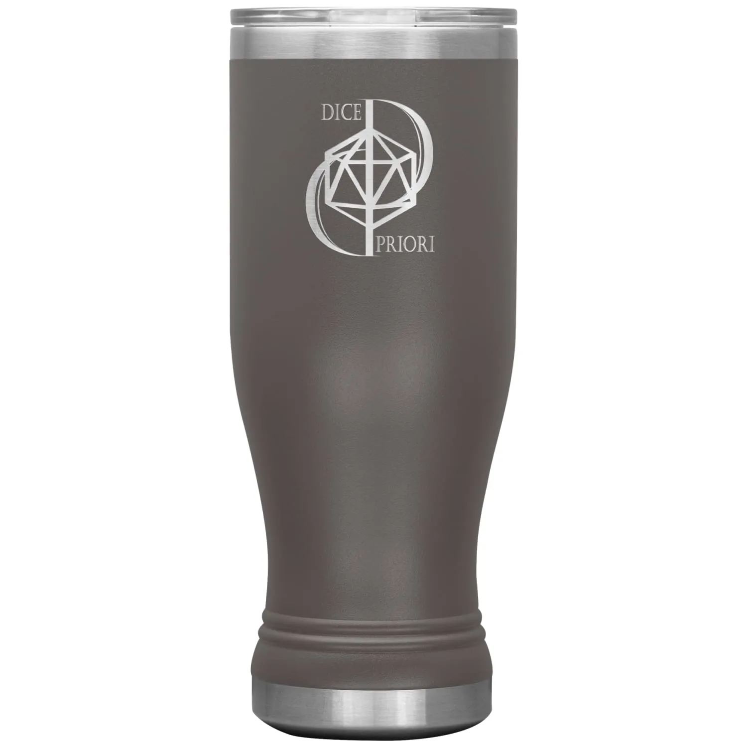 Dice Priori D20 Focus Text Logo 20oz Boho Vacuum Tumbler