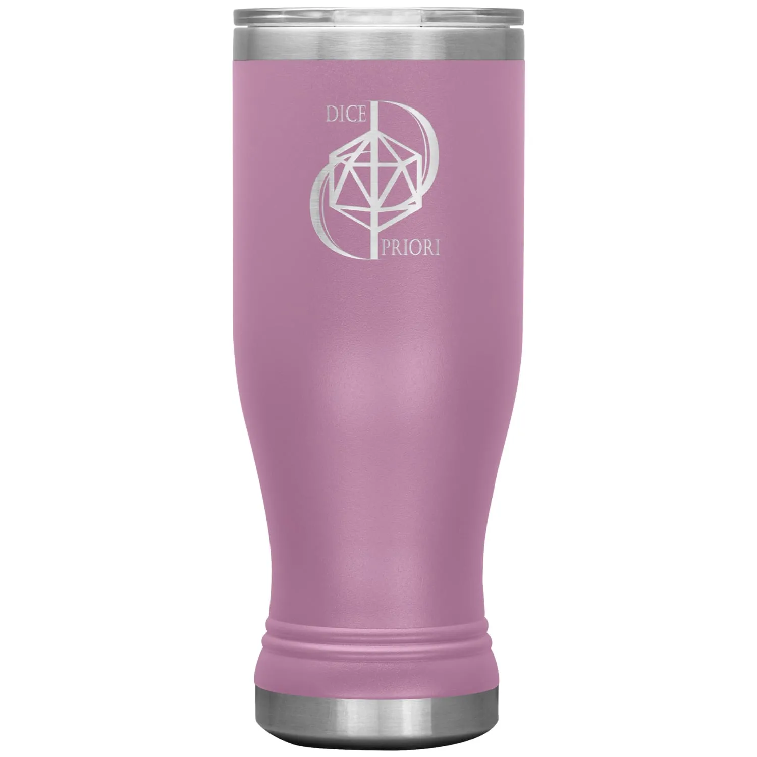 Dice Priori D20 Focus Text Logo 20oz Boho Vacuum Tumbler