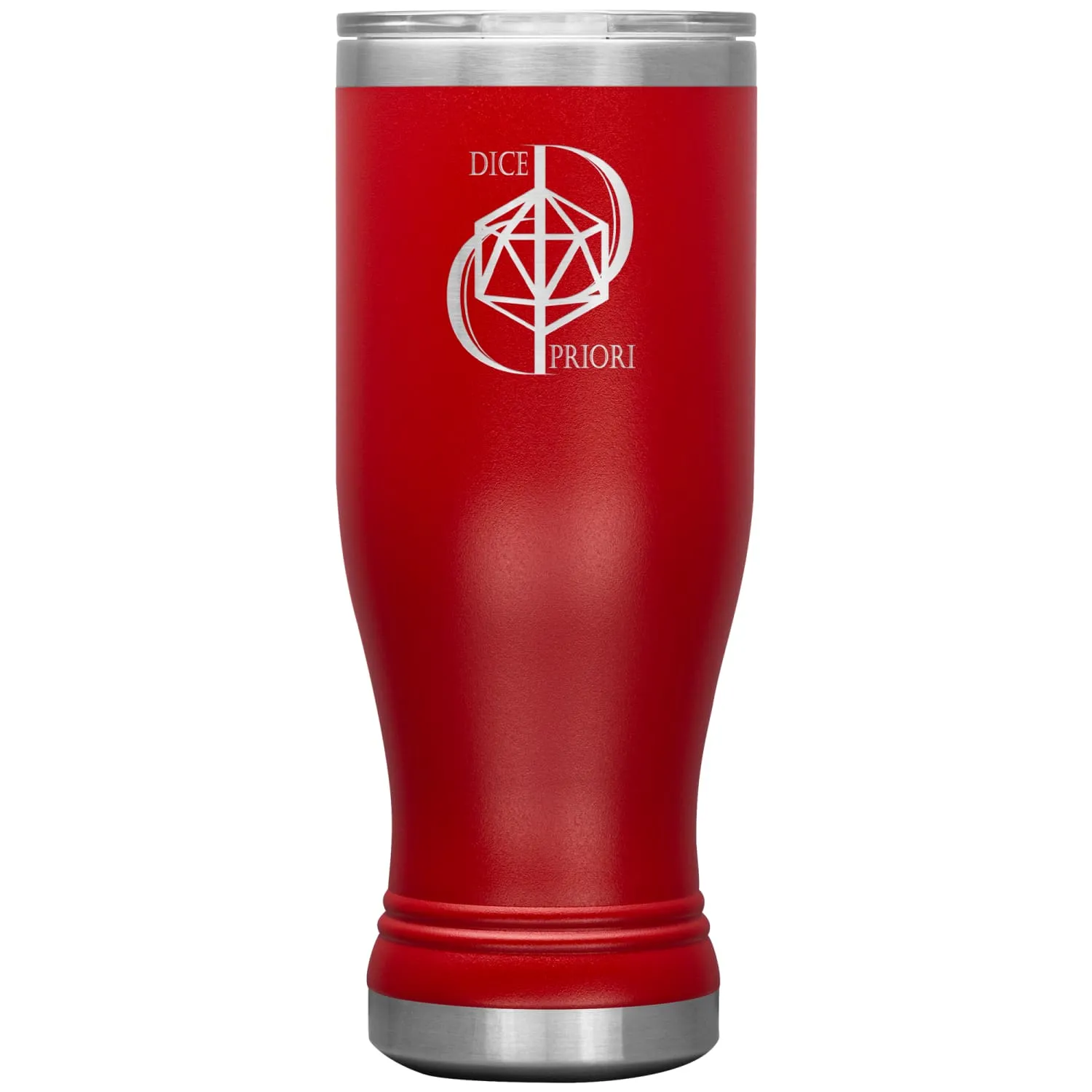 Dice Priori D20 Focus Text Logo 20oz Boho Vacuum Tumbler