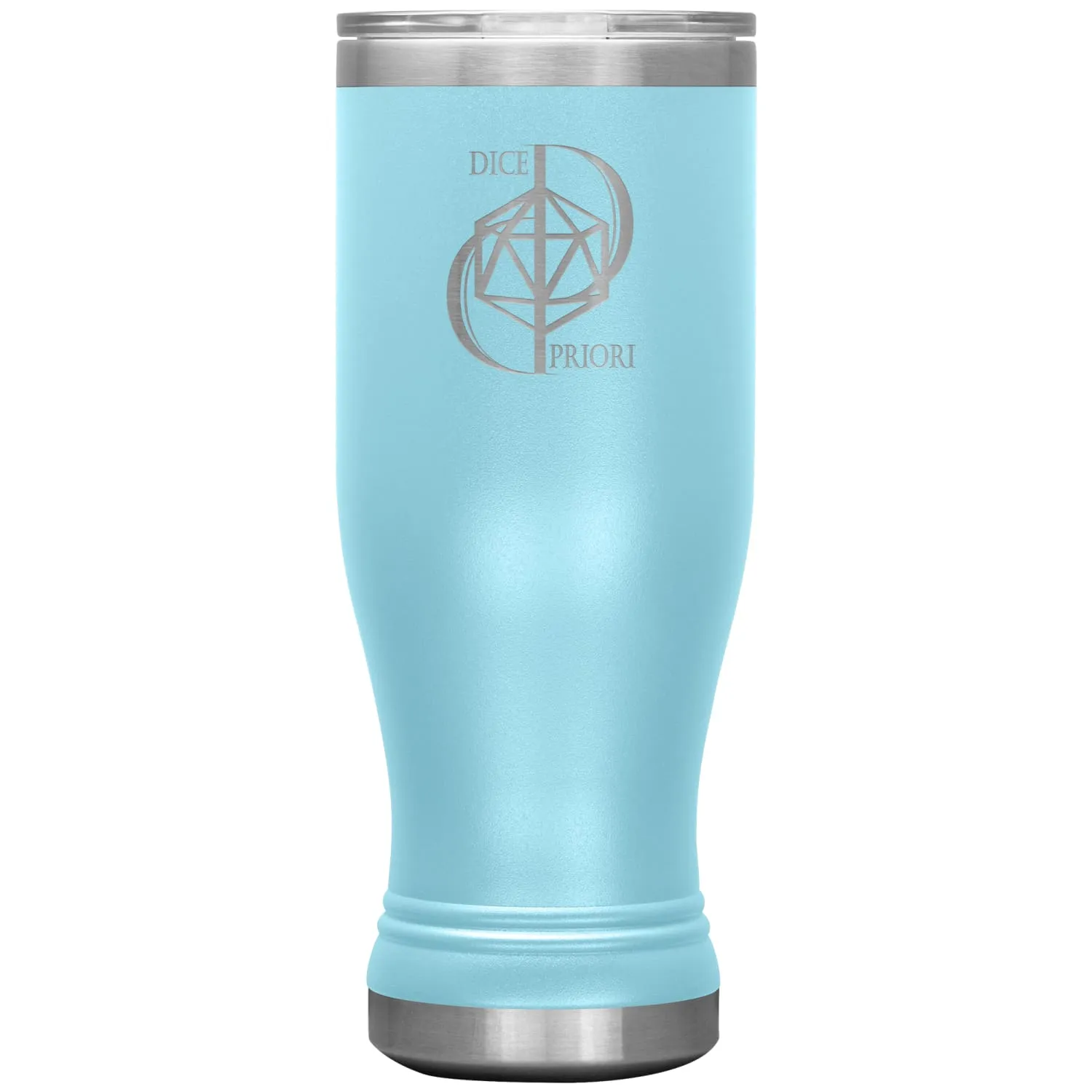 Dice Priori D20 Focus Text Logo 20oz Boho Vacuum Tumbler