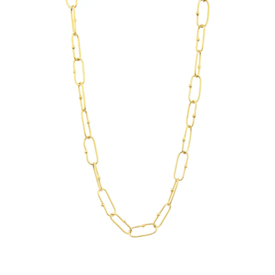 Dotted Chain Necklace - Short