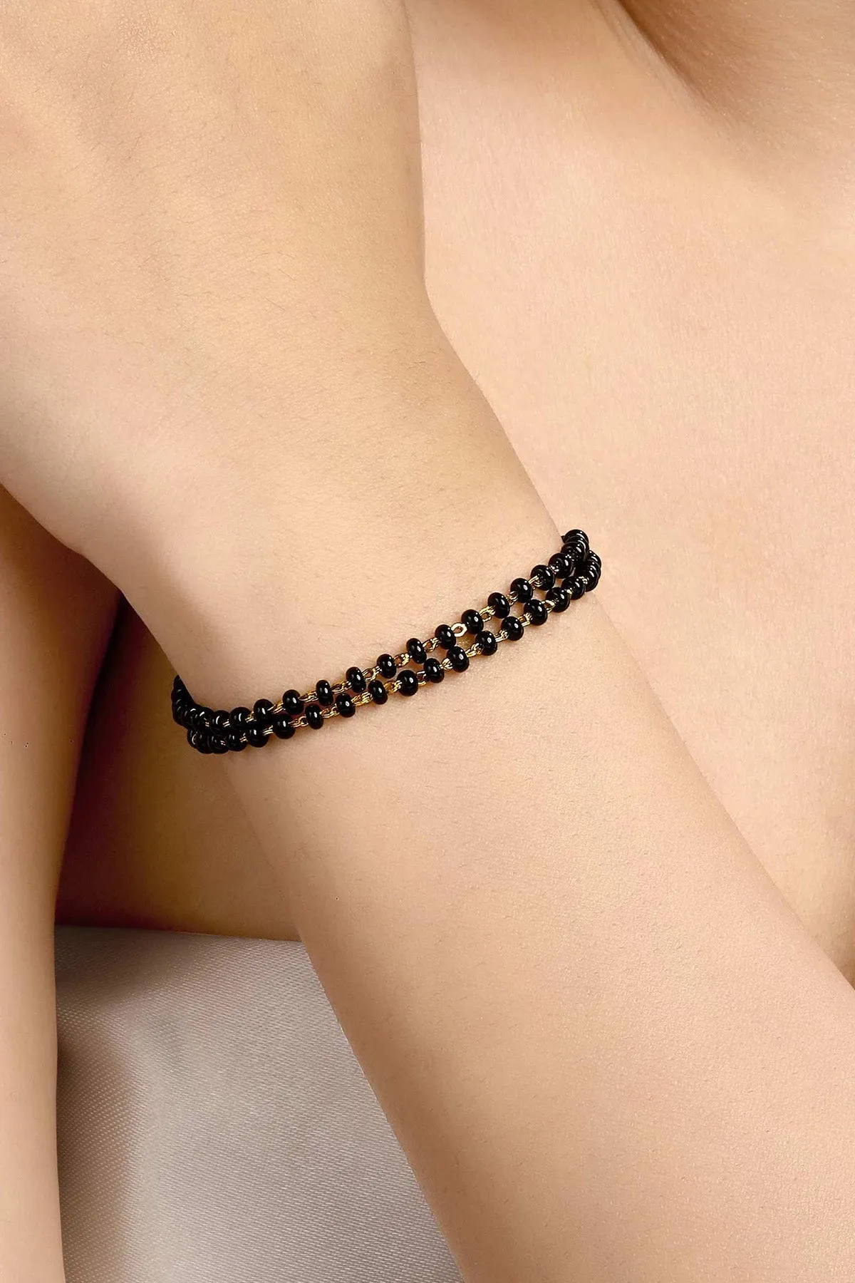 Double Line Hand Mangalsutra
