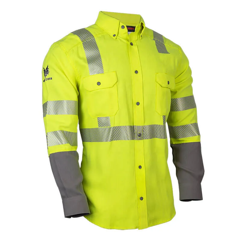 DRIFIRE FR Hi-Vis Lightweight Work Shirt Class 3 SHRTS1C3