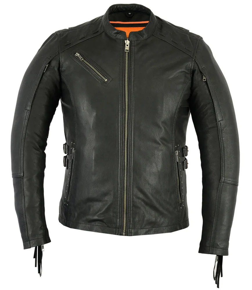 DS Women's Stylish Jacket with Fringe