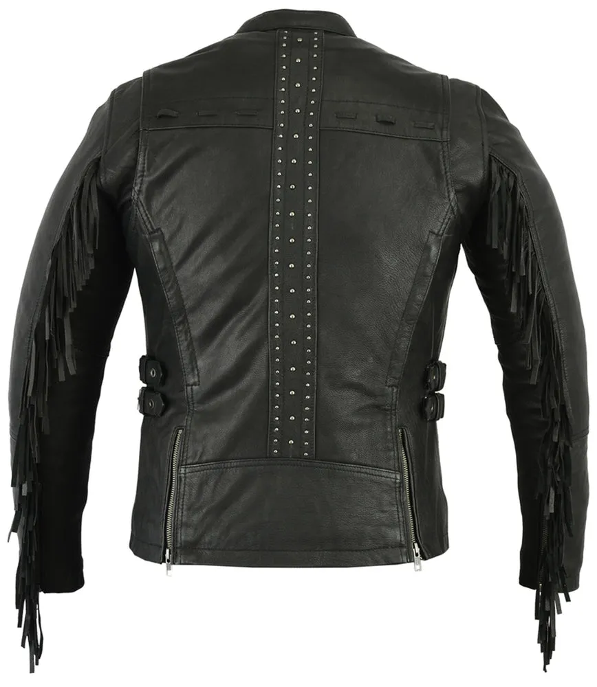 DS Women's Stylish Jacket with Fringe