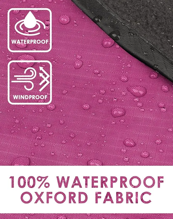 DUKUSEEK Outdoor Waterproof Stadium Blanket, Hooded Fleece Blanket - Large (79"x 59"), Portable, Wearable, Warm for Outdoor Camping, Picnic, Hiking, Stadium, Sports, Festival, Cats, Car, Concerts