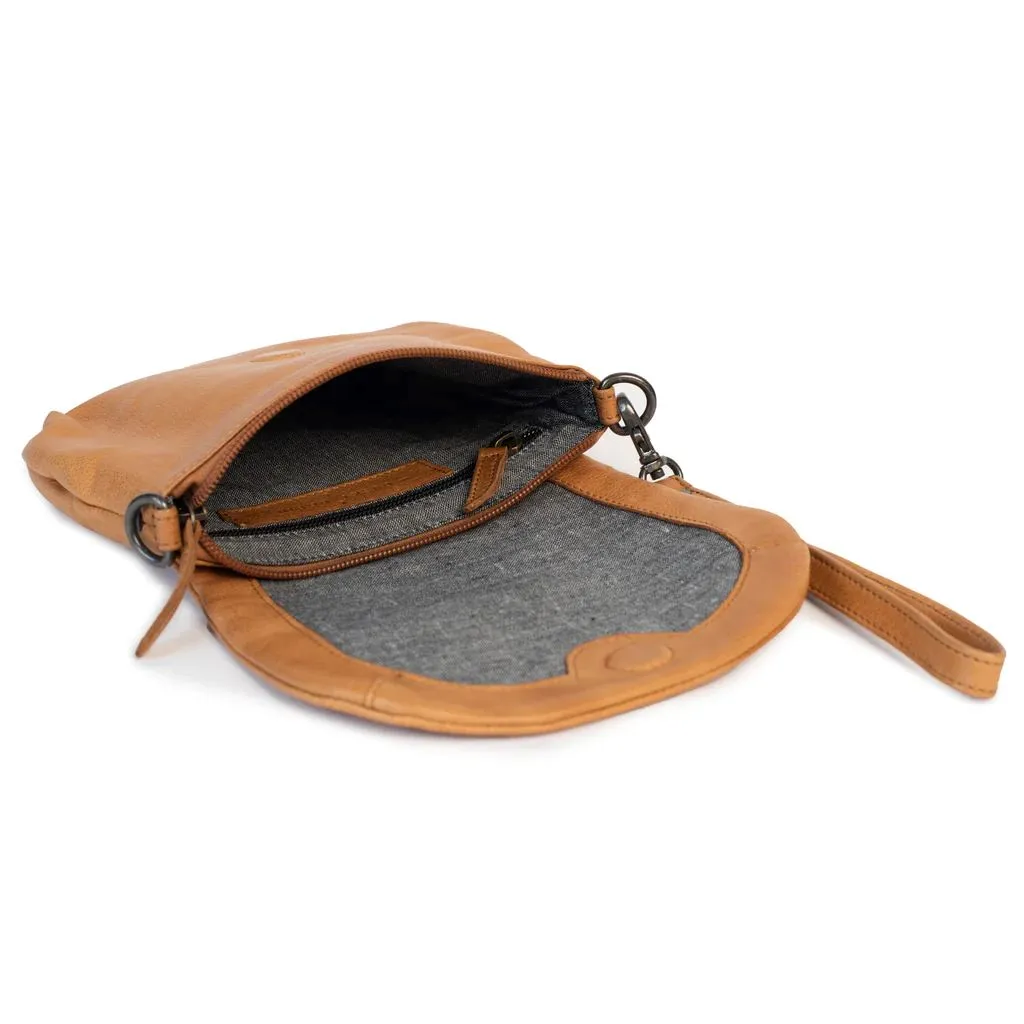DUSKY ROBIN Zoe Bag Clutch - Tan