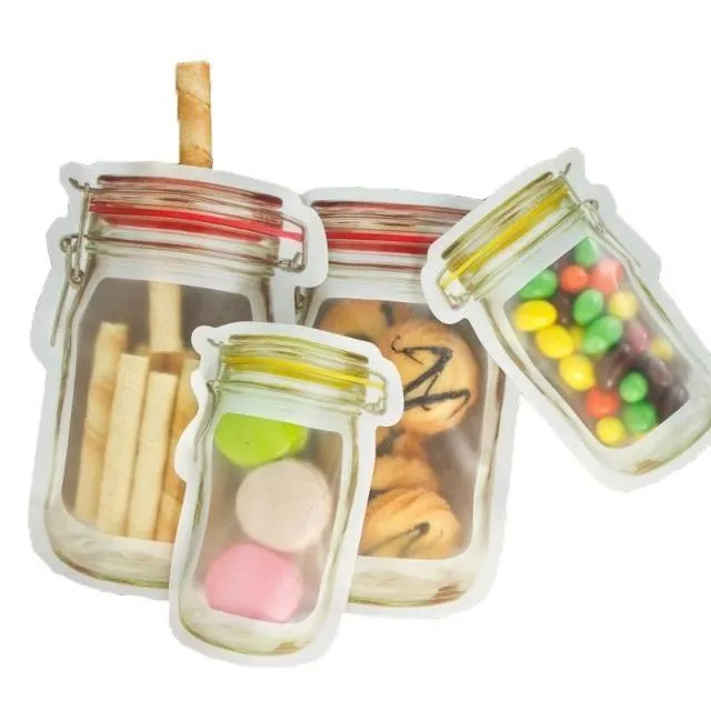 ECOJAR™ BPA-free Reusable Mason Bottle Ziplock Bags