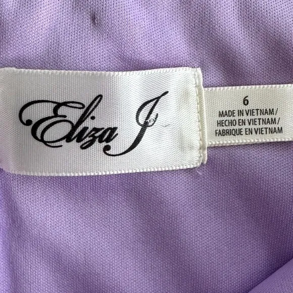 Eliza J Lilac Lace Sheath Dress Size 6