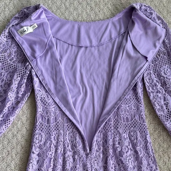 Eliza J Lilac Lace Sheath Dress Size 6