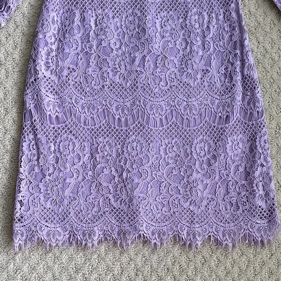 Eliza J Lilac Lace Sheath Dress Size 6