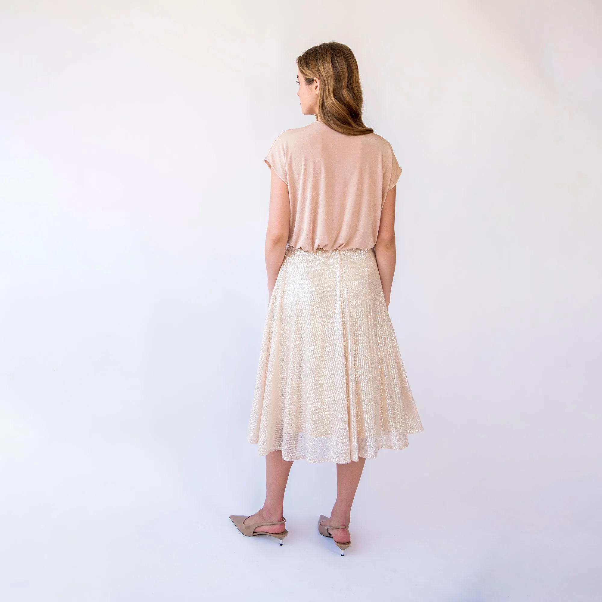 Evening Top with Cowl Neckline  #2066