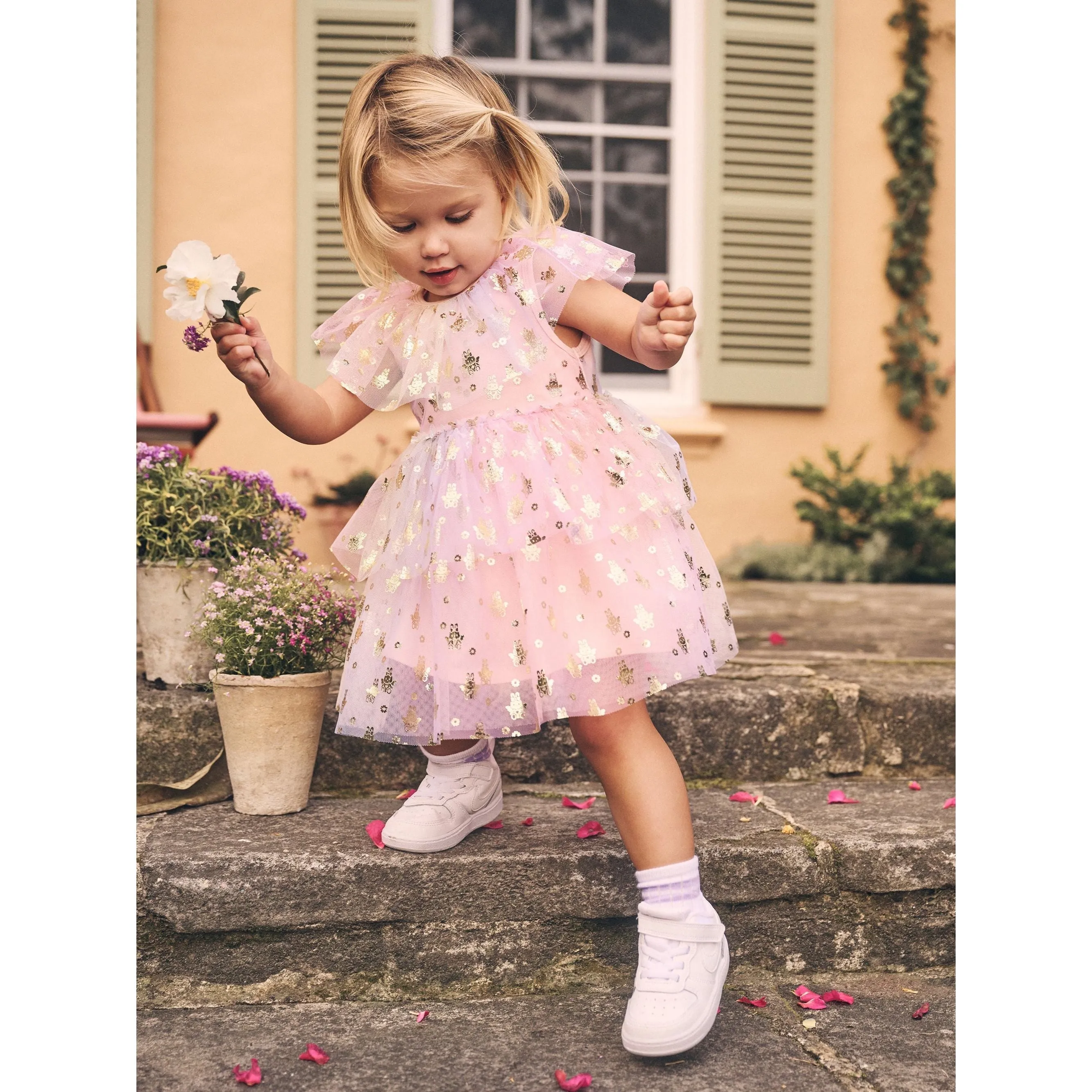 Fairy Bunny Tiered Party Dress