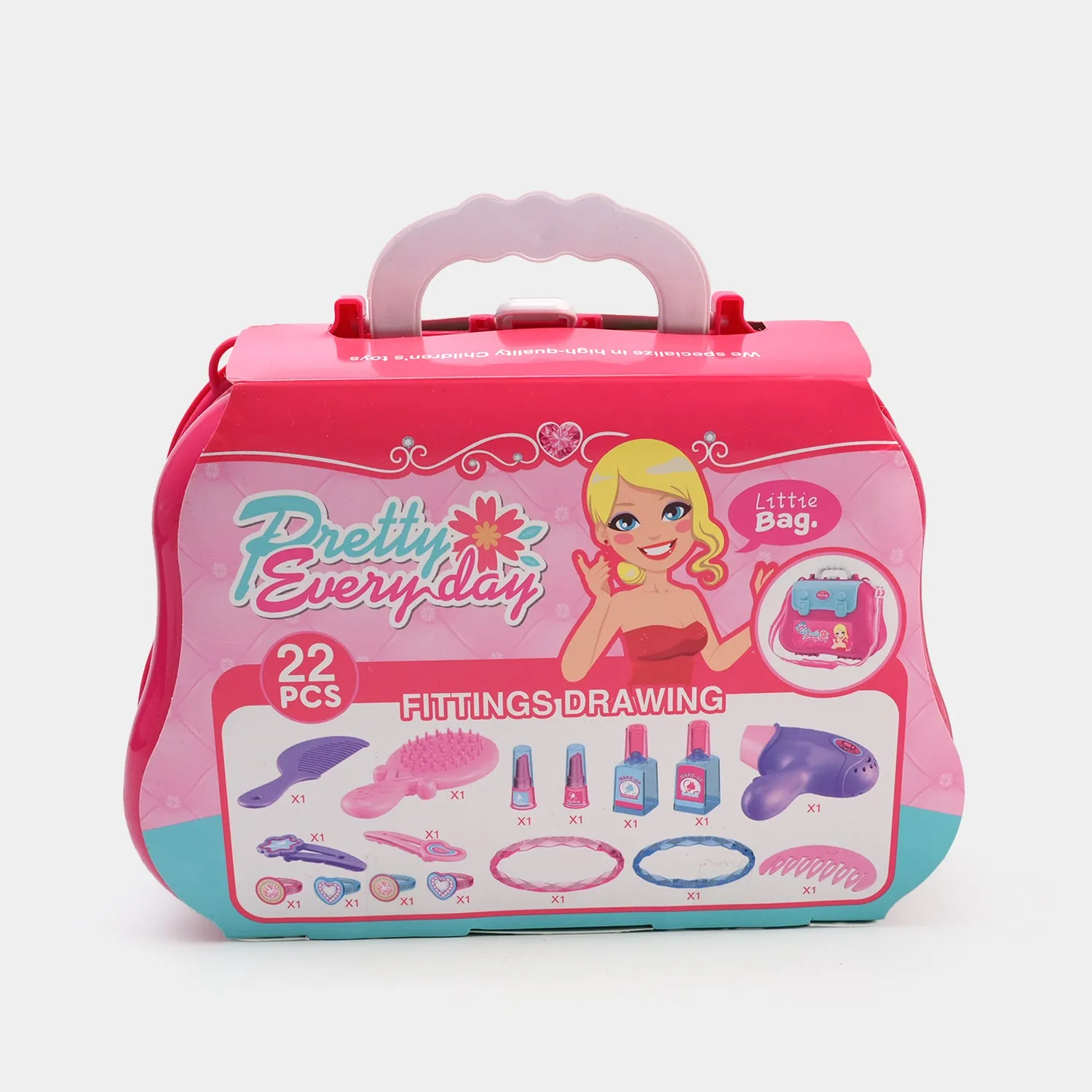 Fashion Beauty Dressing Briefcase for Girls