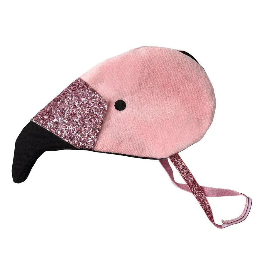 Flamingo Tulle Cape and Cap Dress Up Set