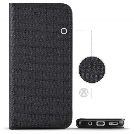 Flip Cover - Magnetyczne Etui Książkowe - Samsung Galaxy S24 Ultra - Czarny