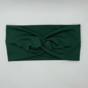 Forest Green Twist Headband