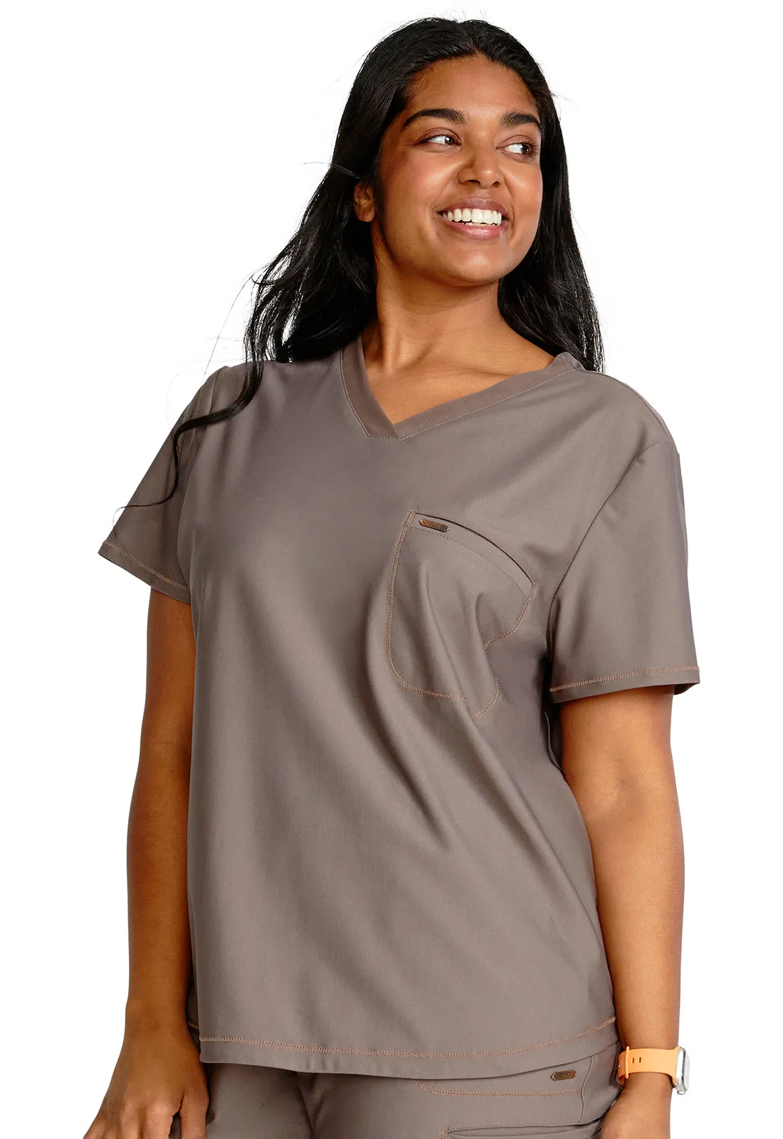 Form CK819 Tuckable V-Neck Top Iron