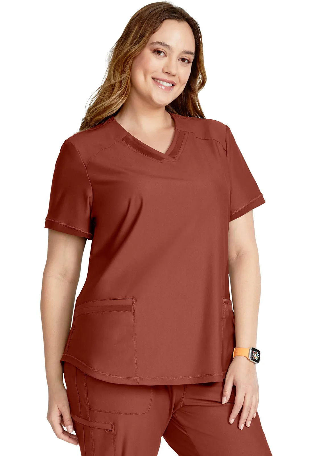 Form CK840 V-Neck Top MASALA