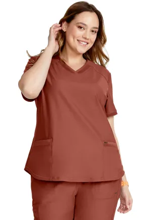 Form CK840 V-Neck Top MASALA