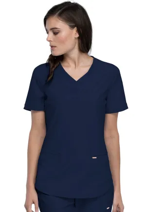 Form CK840 V-Neck Top Navy