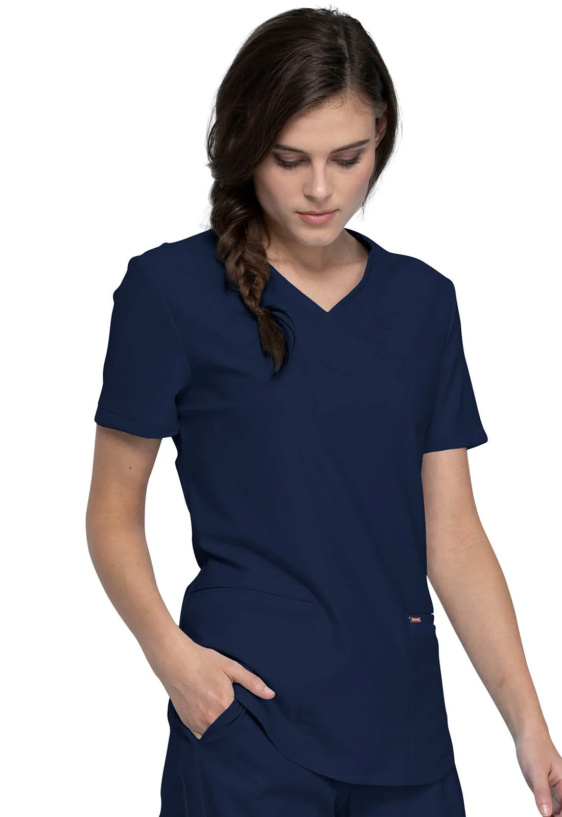 Form CK840 V-Neck Top Navy