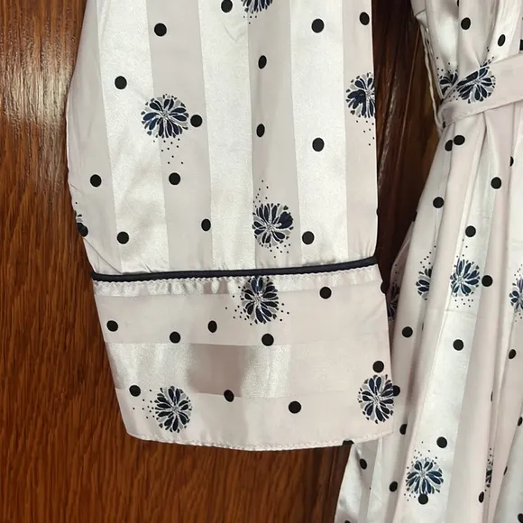 Free People Pajama Party Robe in Ivory Combo size S