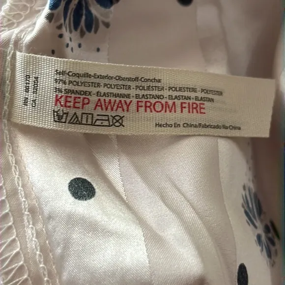 Free People Pajama Party Robe in Ivory Combo size S
