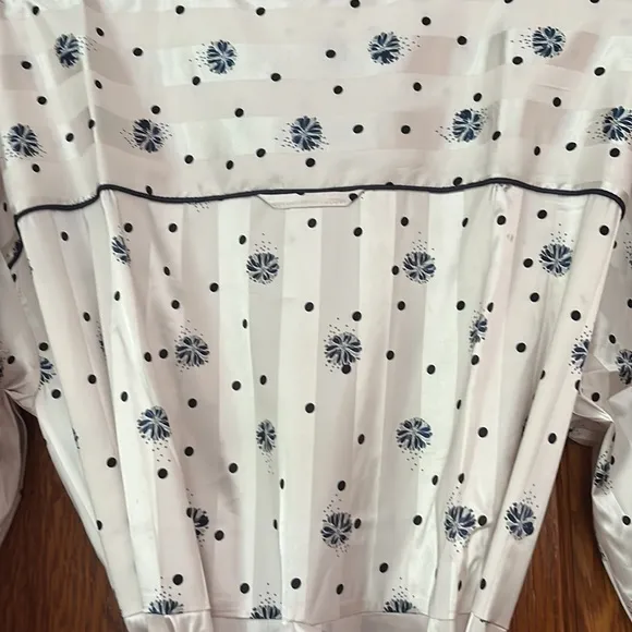 Free People Pajama Party Robe in Ivory Combo size S