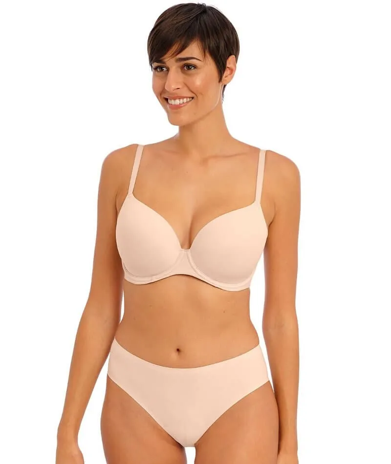 Freya Undetected Underwire Moulded T-shirt Bra - Natural Beige