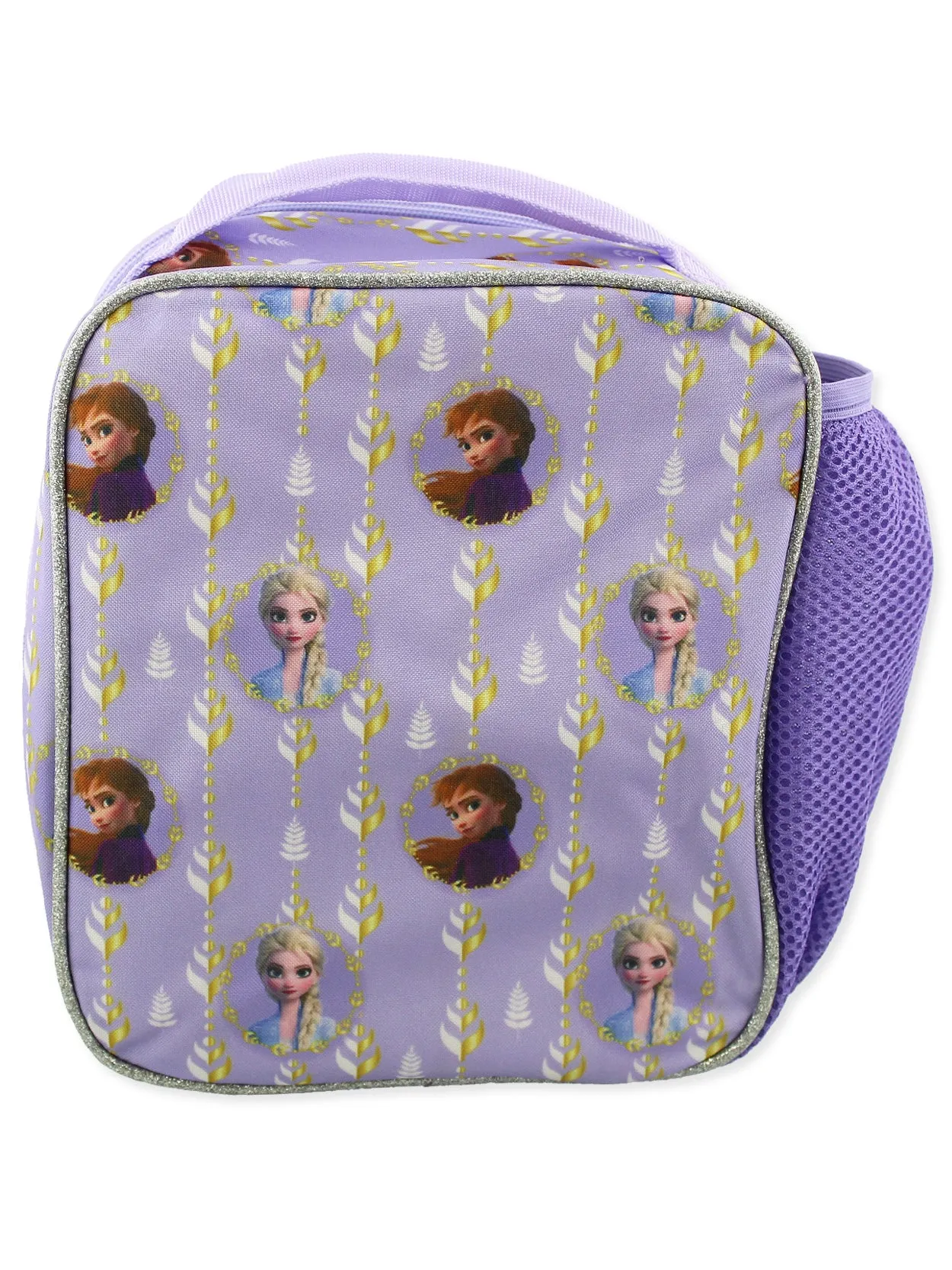 Frozen 2 Elsa Anna Insulated Flip Sequin School Lunch Box