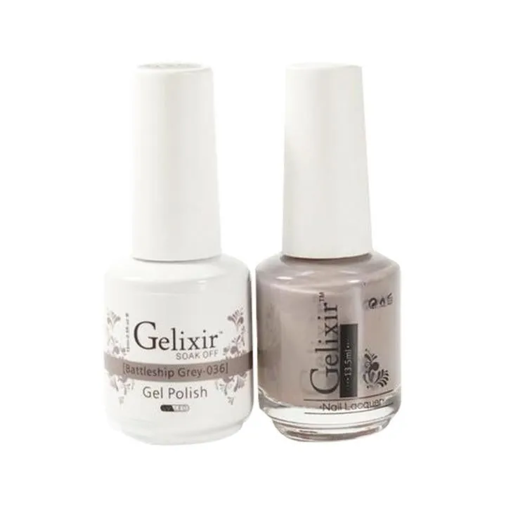 GELIXIR Holiday Gift Bundle: 4 Gel & Lacquer, 1 Base Gel, 1 Top Gel - 001, 010, 067, 036