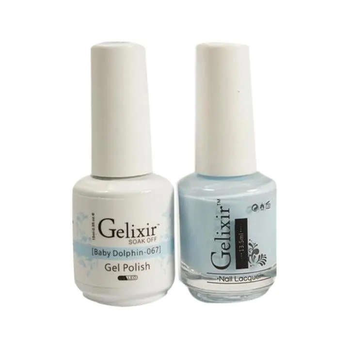 GELIXIR Holiday Gift Bundle: 4 Gel & Lacquer, 1 Base Gel, 1 Top Gel - 001, 010, 067, 036