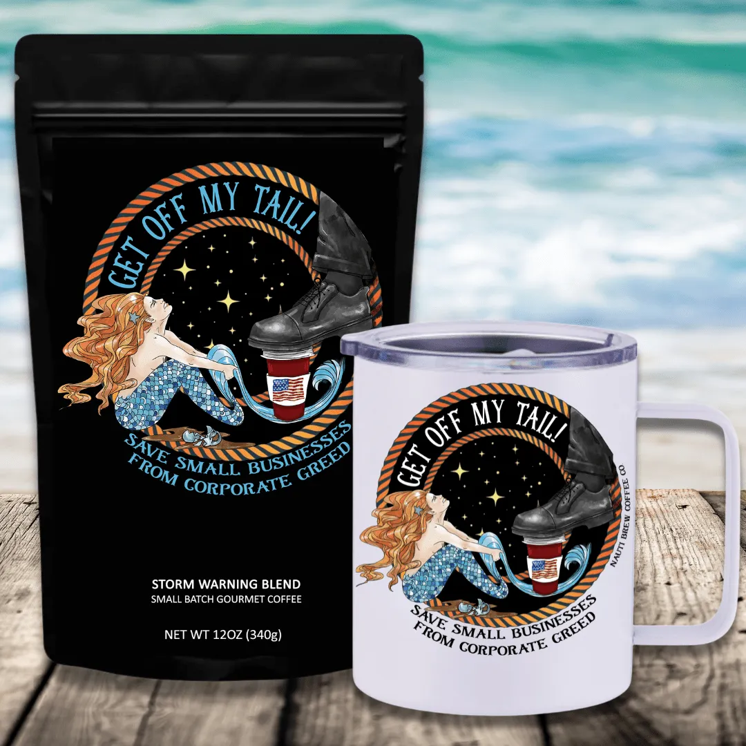 Get Off My Tail: Storm Warning Blend Travel Coffee Bundle