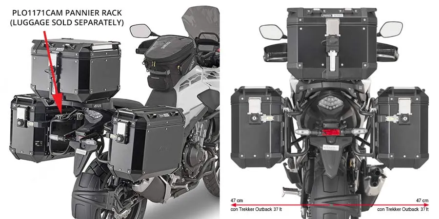 Givi Luggage for Honda CB 500 X 2019-2023