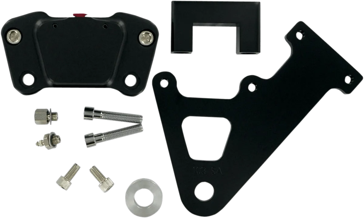 GMA Engineering GMA-103SASB 2-Piston Custom Rear Brake A-Caliper Kit - Smooth Black