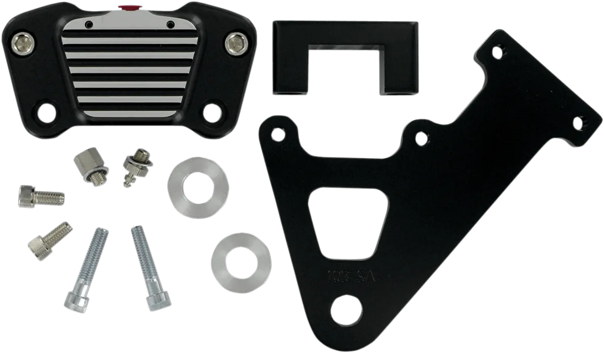 GMA Engineering GMA-103SASC 2-Piston Custom Rear Brake A-Caliper Kit - Smooth Chrome