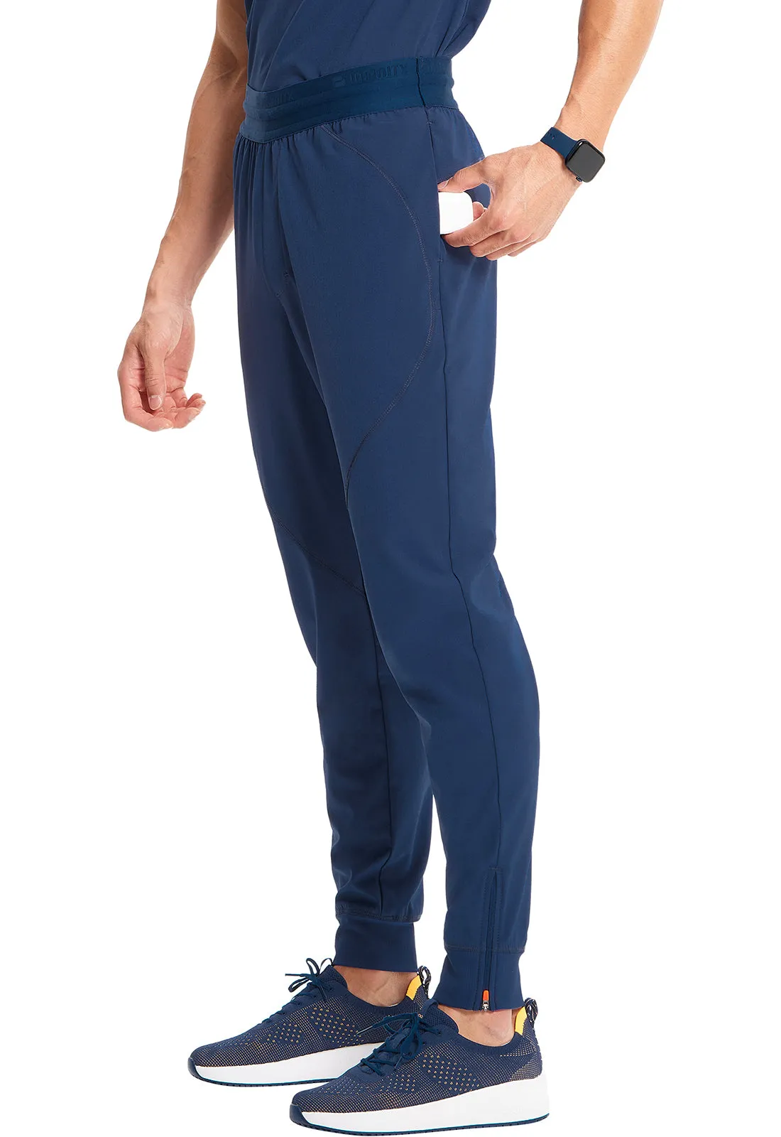GNR8 IN204A Men's Mid Rise Jogger Navy