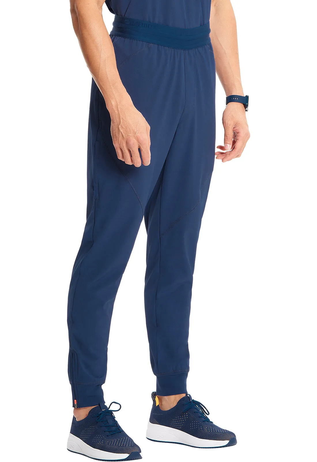 GNR8 IN204A Men's Mid Rise Jogger Navy