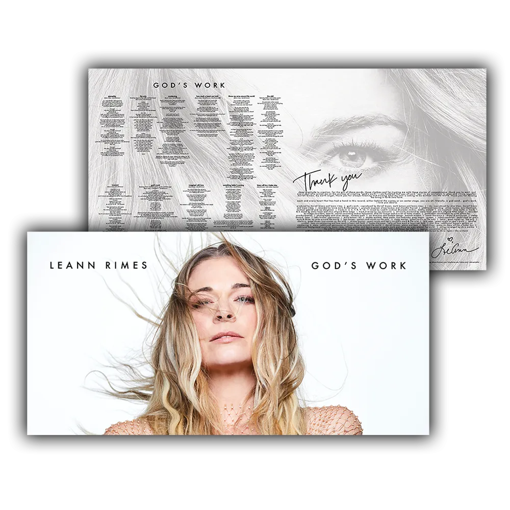 god's work vinyl - signed (limited edition GOLD)