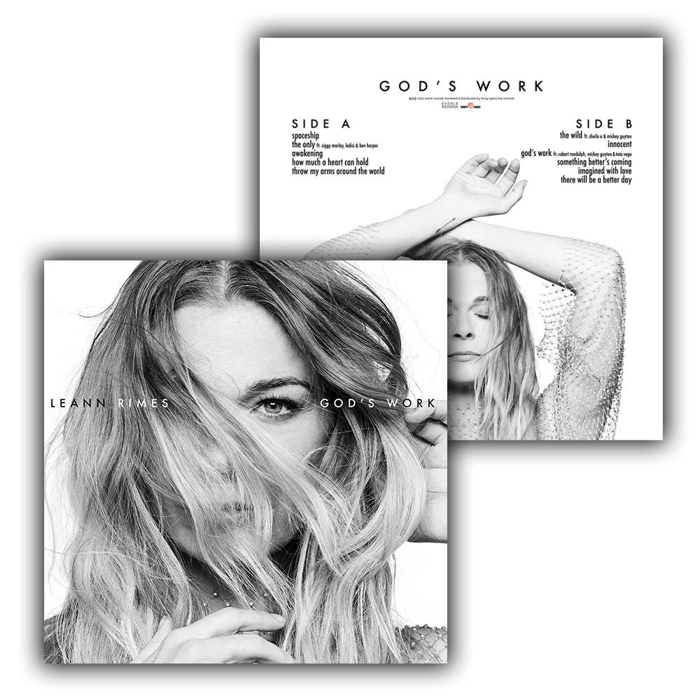 god's work vinyl - signed (limited edition GOLD)