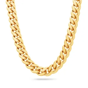 Gold Cuban Link Chain (9mm)