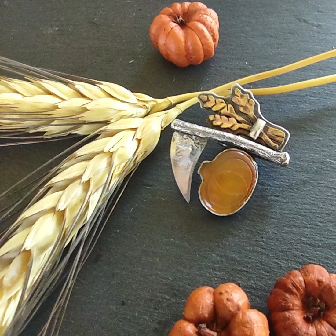 Great Harvest Pendant - Pumpkin