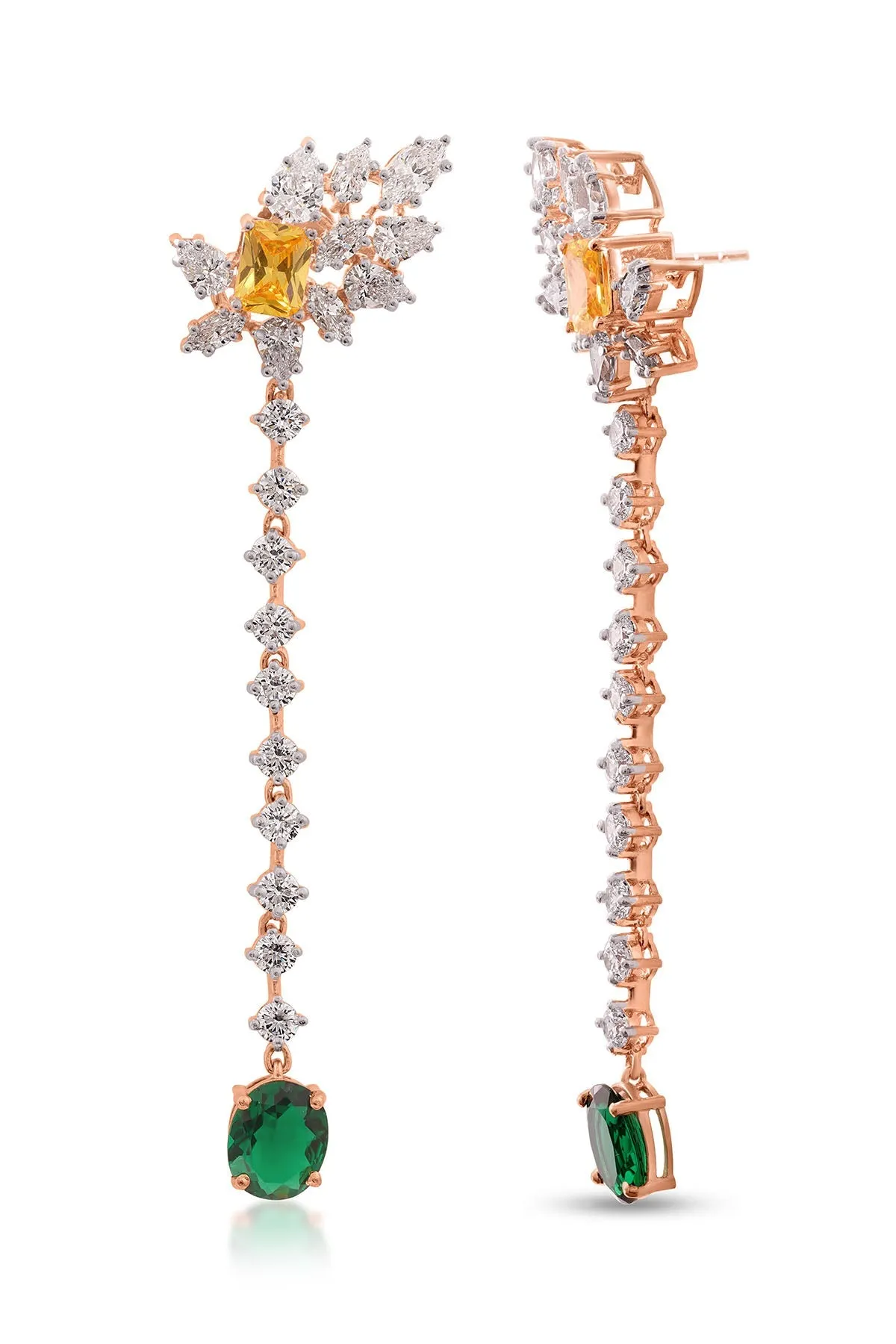 Green & Yellow Fete Earrings