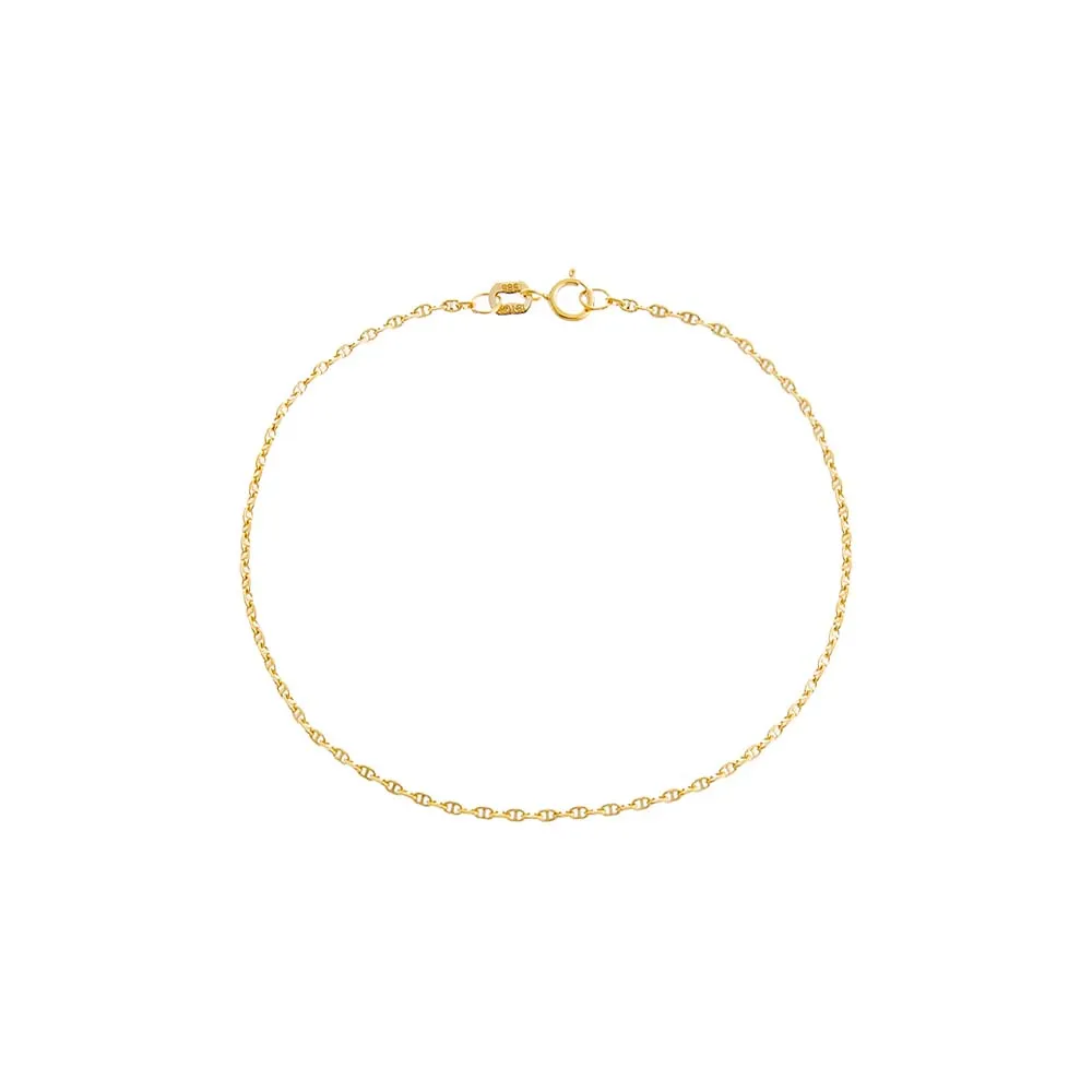 Gucci Chain Bracelet 14K