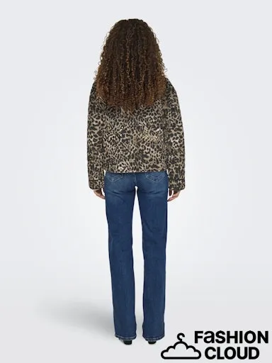 Hallie Leopard Quilted Jacket