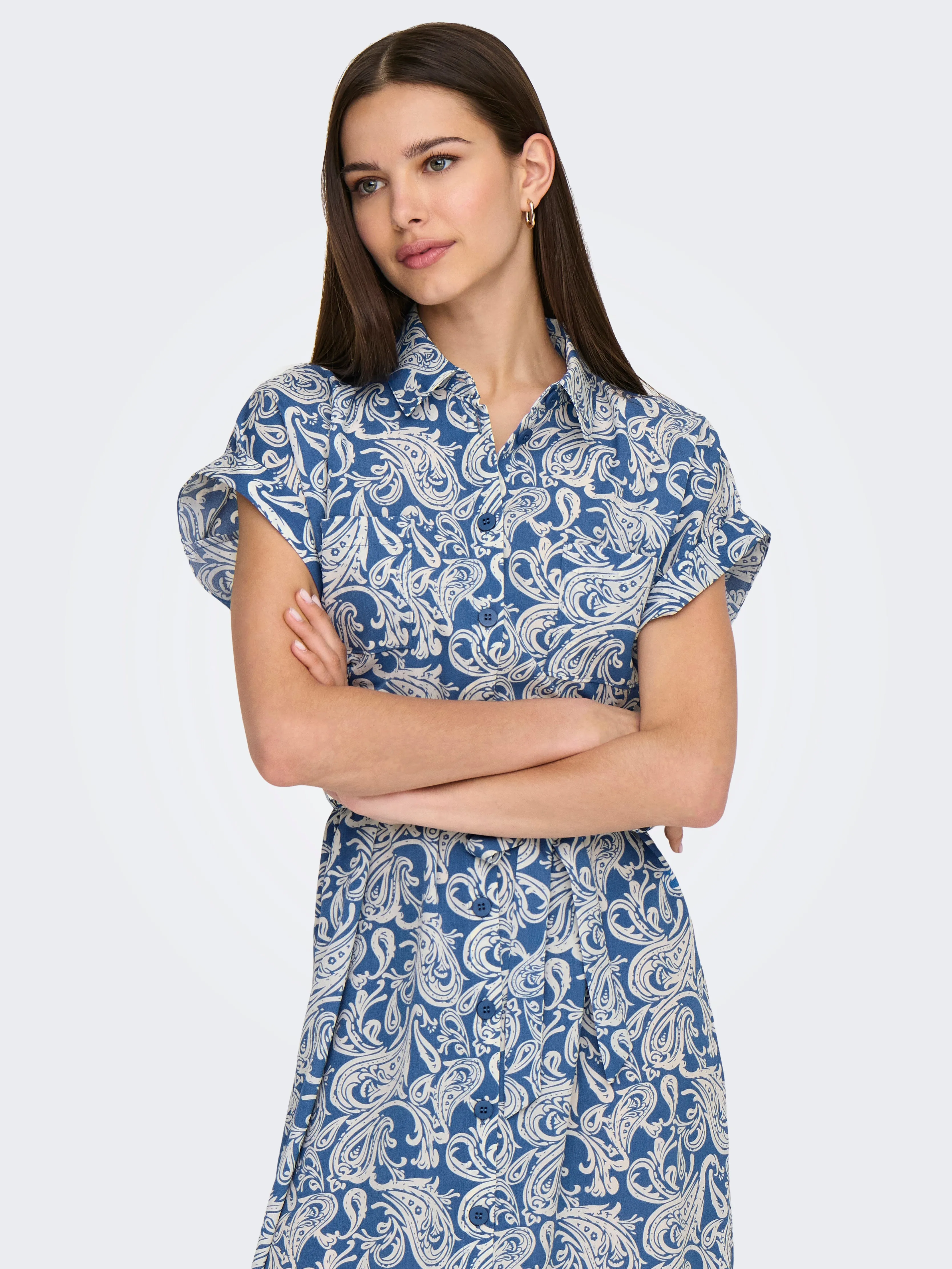 Hannover Blue Shirt Dress